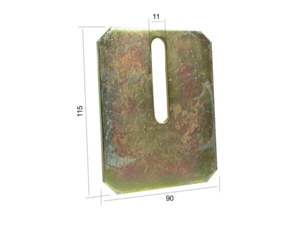 Skrabeplade 115x90x Passer til: 6084200