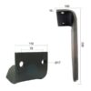 Rotorharvetand 110x16x330mm Højre. Hulafstand: 76mm. Hul Ø 17mm. Passer tilDowdeswell. Passer til: 820380