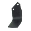Kniv Firkantet Venstre 80x7mm Højde: 180mm. Hulafstand: 57mm. Hul Ø: 13.5mm. Passer til Dowdeswell, Howard, Kuhn Passer til: 3900