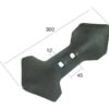 Spids (vendbar) 300x110x8mm Hulafstand 45mm Passer til: 05000514