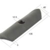 Spids (vendbar) 135x40x5mm Passer til: 01200229