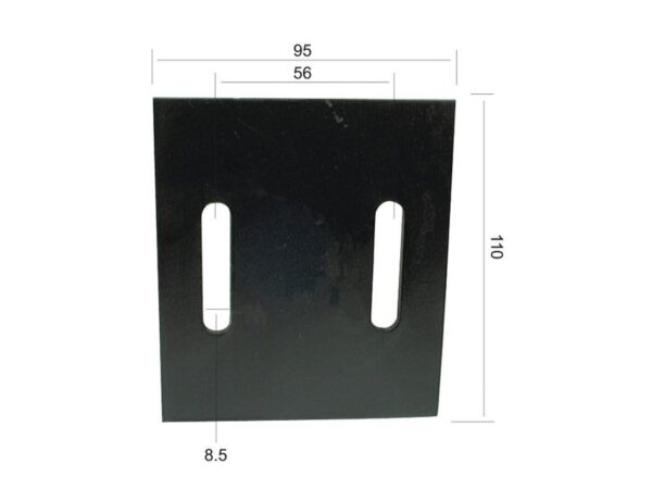Skrabeplade 110x95x4mm Passer til: 26100667