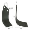 Kniv Buet Højre 60x6mm Højde: 170mm. Hulafstand: 44mm. Hul Ø: 12.5mm. Passer til Celli Passer til: 522600