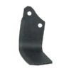 Kniv Firkantet Højre 80x6mm Højde: 180mm. Hulafstand: 56mm. Hul Ø: 14.5mm. Passer til Maschio Passer til: 02108430