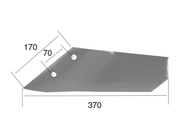 Vingeskær 370x11mm Venstre Passer til: 3374421