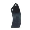 Kniv Buet Venstre 80x6mm Højde: 180mm. Hulafstand: 57mm. Hul Ø: 11.5mm. Passer til Dowdeswell Passer til: 9953