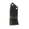 Kniv Firkantet Højre 80x8mm Højde: 165mm. Hulafstand: 57mm. Hul Ø: 14.5mm. Passer til Krone, Kuhn Passer til: 51921600
