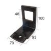 Clamp Harvetand m/fjeder 45x12mm Suitable for 60x60mm