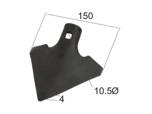 Skær 150x4mm