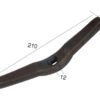 Spids (vendbar) 210x17x16mm Passer til: 302300