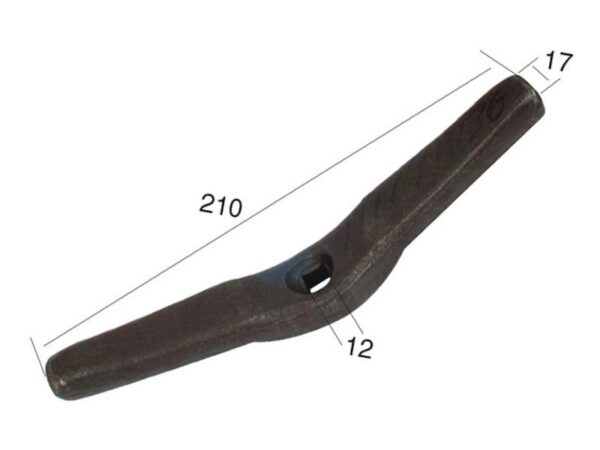 Spids (vendbar) 210x17x16mm Passer til: 302300