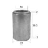 Bøsning ID: 16mm, Udv. Ø: 25mm, Længde: 39.5mm - Passer til McConnel, Bomford, Berti Passer til: 7314223