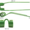 Rivefjeder - - - Længde:388mm, Bredde:103mm, Ø9mm - Passer til JF Passer til: 0608770