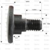 Knivboltsæt- M10x28mm - Passer til Kidd, Kuhn, Vicon Passer til: 56150100K