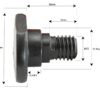 Knivboltsæt- M12x30mm - Passer til Krone, Claas Passer til: 1377266K