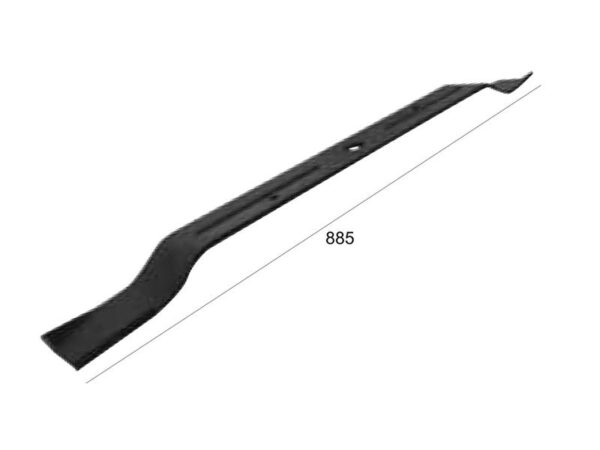 Kniv, Længde: 885mm, Bredde: 80mm, Hul Ø: 25.4mm - Passer til Votex Passer til: 63795
