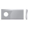 Kniv - D - 100 x 48x3mm - Hul Ø19mm - Højre - Passer til Niemeyer, Pottinger Passer til: 570414