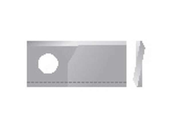 Kniv - D - 100 x 48x3mm - Hul Ø19mm - Højre - Passer til Niemeyer, Pottinger Passer til: 570414