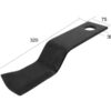 Kniv, Længde: 320mm, Bredde: 75mm, Hul Ø: 30mm - Passer til Fleming