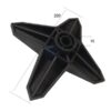 Star Wheel 220x47.5x11mm Passer til Flexicoil Passer til: 120000050