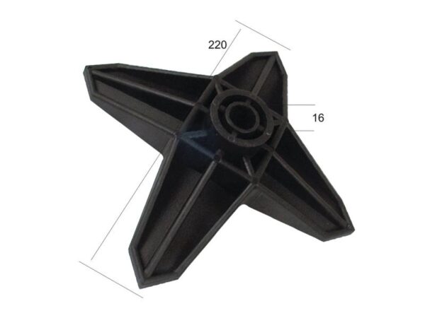 Star Wheel 220x47.5x11mm Passer til Flexicoil Passer til: 120000050