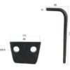 Rotorharvetand 112x15x305mm Hulafstand: 60mm. Hul Ø 20.5mm. Passer tilFeraboli (SKH & MF). Passer til: 7A48011