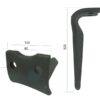 Rotorharvetand 100x14x305mm Venstre. Hulafstand: 60mm. Hul Ø 16.5mm. Passer tilPegoraro, Morra. Passer til: 7869