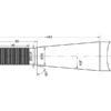 Frontlæssetand - Forkrøppet 980mm, Gevind: M24 x 1.50 (Firkantet) Passer til: 21615164
