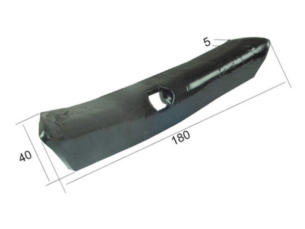 Spids (vendbar) 180x40x5mm