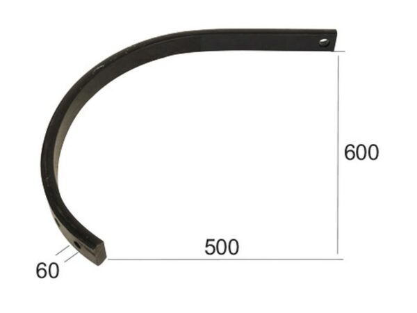 Harvetand 55x25mm