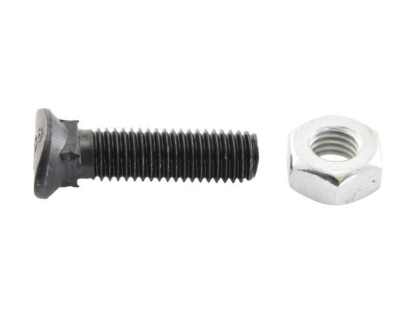 Monteringsbolt (rund) & Møtrik - M8 x 35mm, Trækstyrke 8.8 (25 stk. Kasse)
