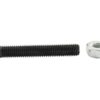 Monteringsbolt (rund) & Møtrik - M10 x 70mm, Trækstyrke 8.8 (25 stk. Kasse)