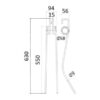 Rivefjeder - - - Længde:630mm, Bredde:94mm, Ø9mm - Passer til Deutz-Fahr Passer til: 16504333