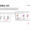 Modstand LED, 12V