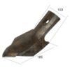 Skær - Knock On, Bredde: 103mm, Tykkelse: 5mm Passer til: 200PWV0428