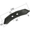 Spids (vendbar) 230x50x8mm Hulafstand 45mm