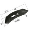 Spids (vendbar) 250x65x8mm Hulafstand 35/60mm Passer til: KK193570
