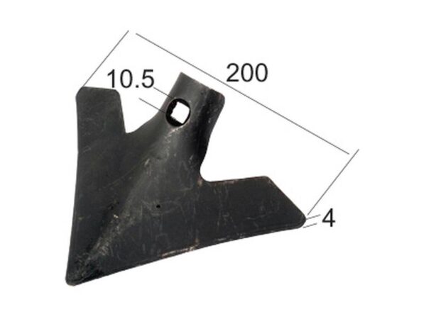 Skær 200x4mm