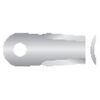 Kniv - Forsat - 112 x 50x4mm - Hul Ø18.5 x 20.5mm - Højre/Venstre - Passer til Kuhn Passer til: 56840000