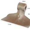 Slagle (Hammer), Topbredde mm: 40mm, Nederste bredde mm: 137mm, Hul Ø: 16.5mm, Radius 95mm - Passer til Berti, Breviglieri, Maschio, Vogel & Noot Passer til: MP0008