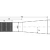 Frontlæssetand - Lige 980mm, Gevind: M30 x 2.00 (Firkantet) Passer til: 70401020