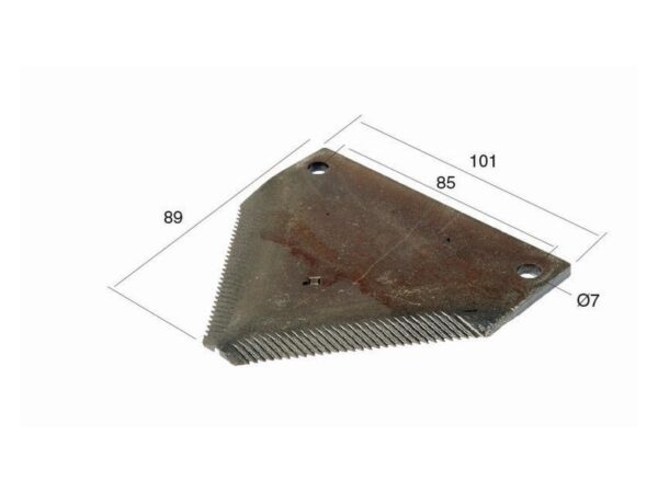 Kniv Fodervogn 101mm x 89mm x 4mm Passer til Lucas.G, Parmiter Passer til: 43514930