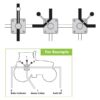 Spenco Drejeventil 4-vejs omskifteventil 1/2'' BSP (60 L/min Flowhastighed)
