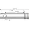 Topstangsbolt 25x110mm Kat. 2 (Ø25mm)