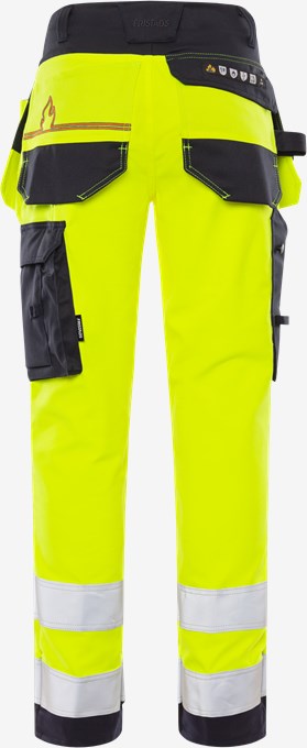 FLAMESTAT HIGH VIS STRETCH HÅNDVÆRKERBUKSER KL.2 2167 ATHF