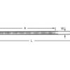 Strips 370x 7.6mm (10 stk.) (Ikke Aftagelig) Agripak