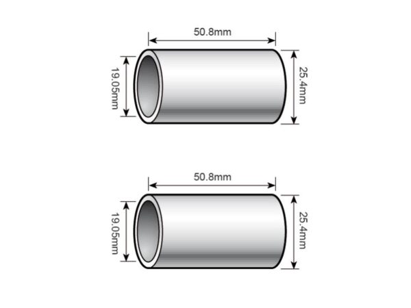 Bøsning Topstang (Kat. 2 til 1 (Ø25 til 19mm)) (Agripak 2 stk.)