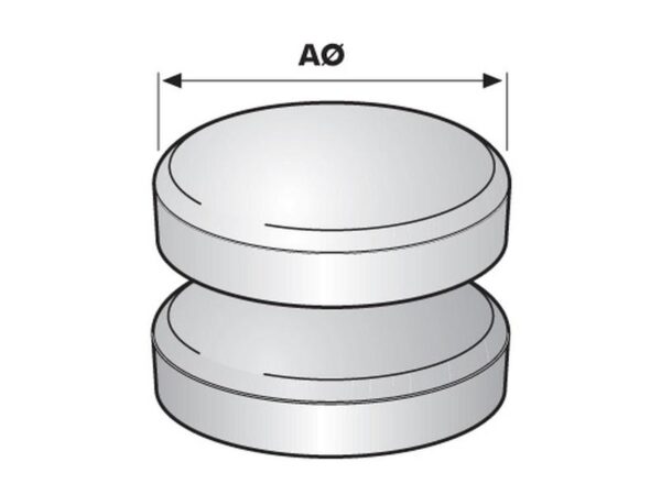 Frostprop - 3/4'' (Cup Type - Mild Steel)