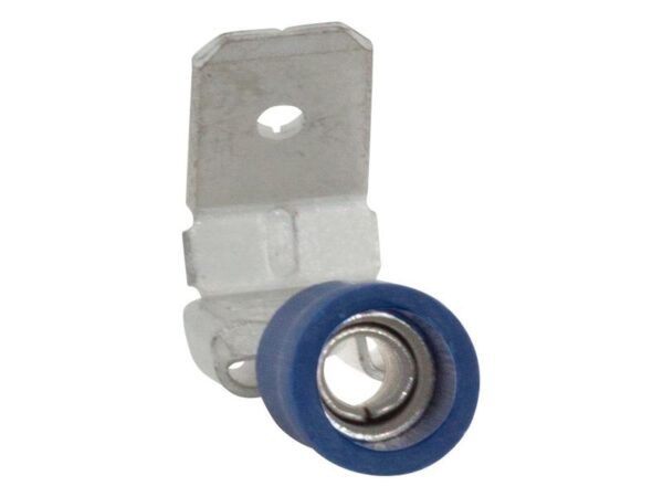 Kabelsko (flad), Standard Grip - Dobb, 6.3mm, Blå (1.5 - 2.5mm)