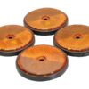 Refleks (rund) Ø61mm (Orange) (4 stk.) Agripak